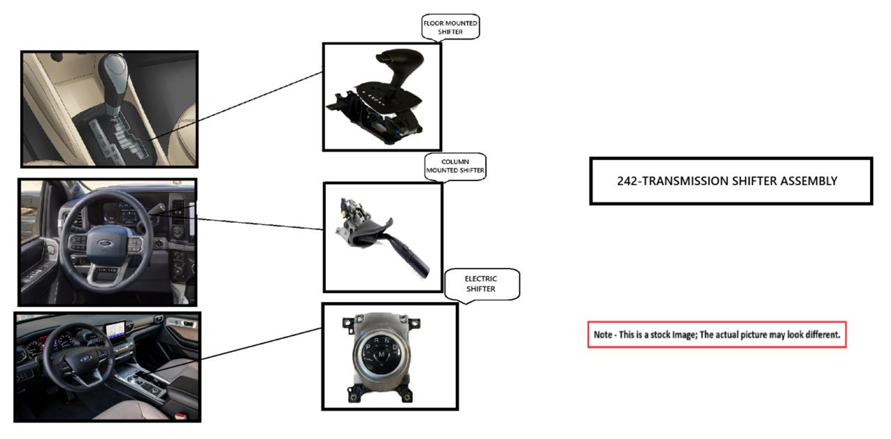 TRANSMISSION SHIFTER ASSEMBLY OEM 2016 DODGE RAM1500 1YR WRNTY - Image 1
