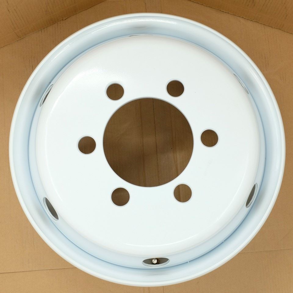 スチール For ISUZU NPR NPR-HD NQR NRR White Steel OEM Design Wheel Rim 19.5