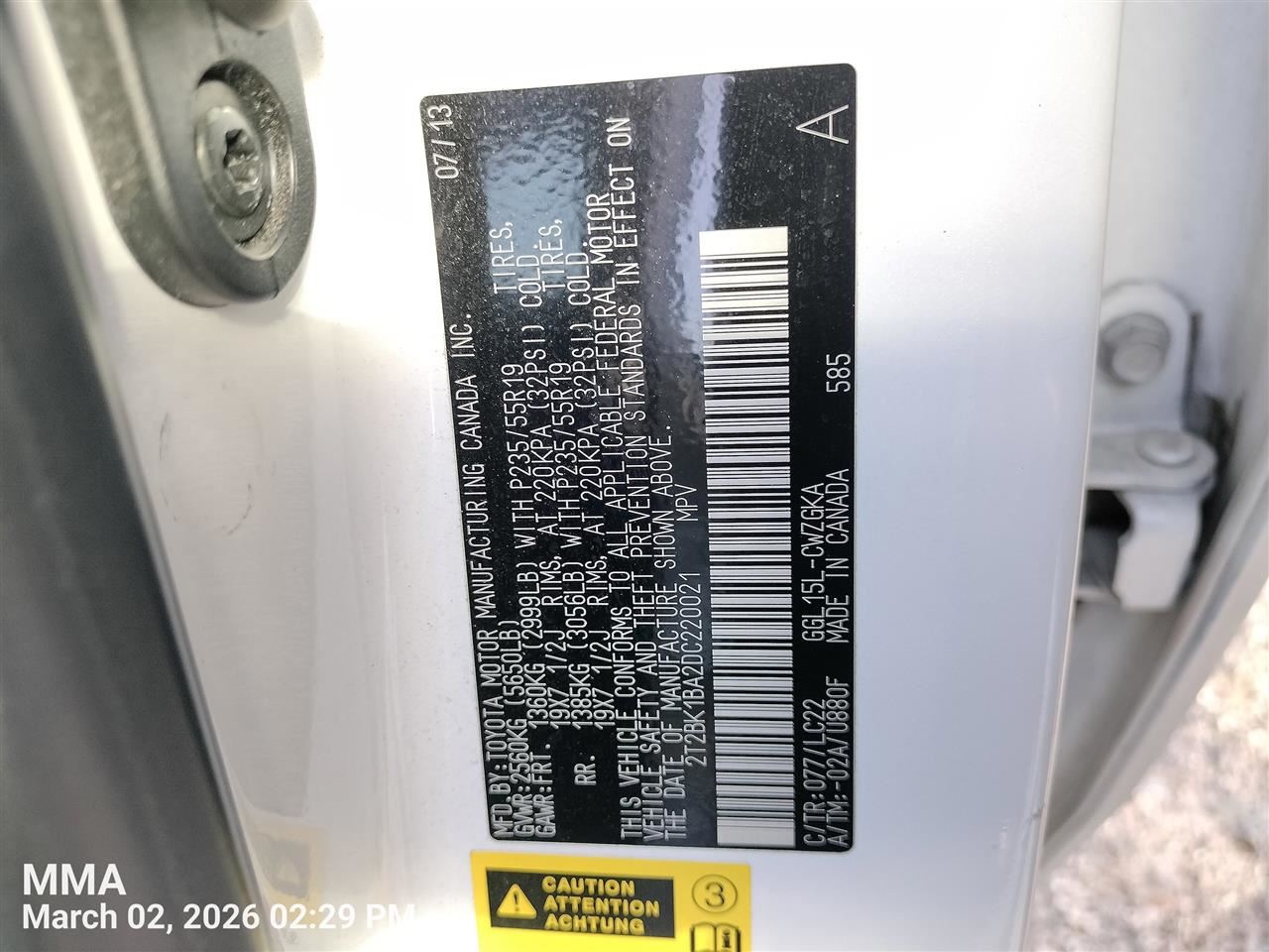 RIGHT FRONT SPINDLE KNUCKLE OEM 10-15 LEXUS RX350 - Image 1
