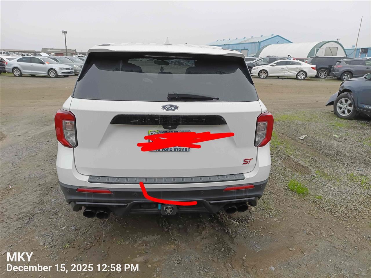 Benzeen Bar Rear St Fits 20-24 EXPLORER 8422646 - Image 1