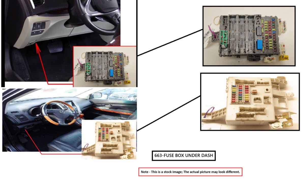 CABIN FUSE BOX OEM 2012 ACURA TL 1YR WRNTY 38200TK4A12 - Image 1