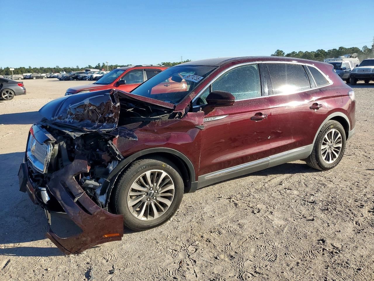 RIGHT TAN FRONT HEADREST OEM 2019 LINCOLN NAUTILUS FA1Z58611A08AN - Image 2