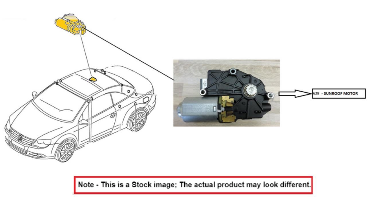 FRONT SUNROOF/MOONROOF MOTOR OEM 2016 INFINITI QX60 1YR WRNTY 912953JA0A - Image 1