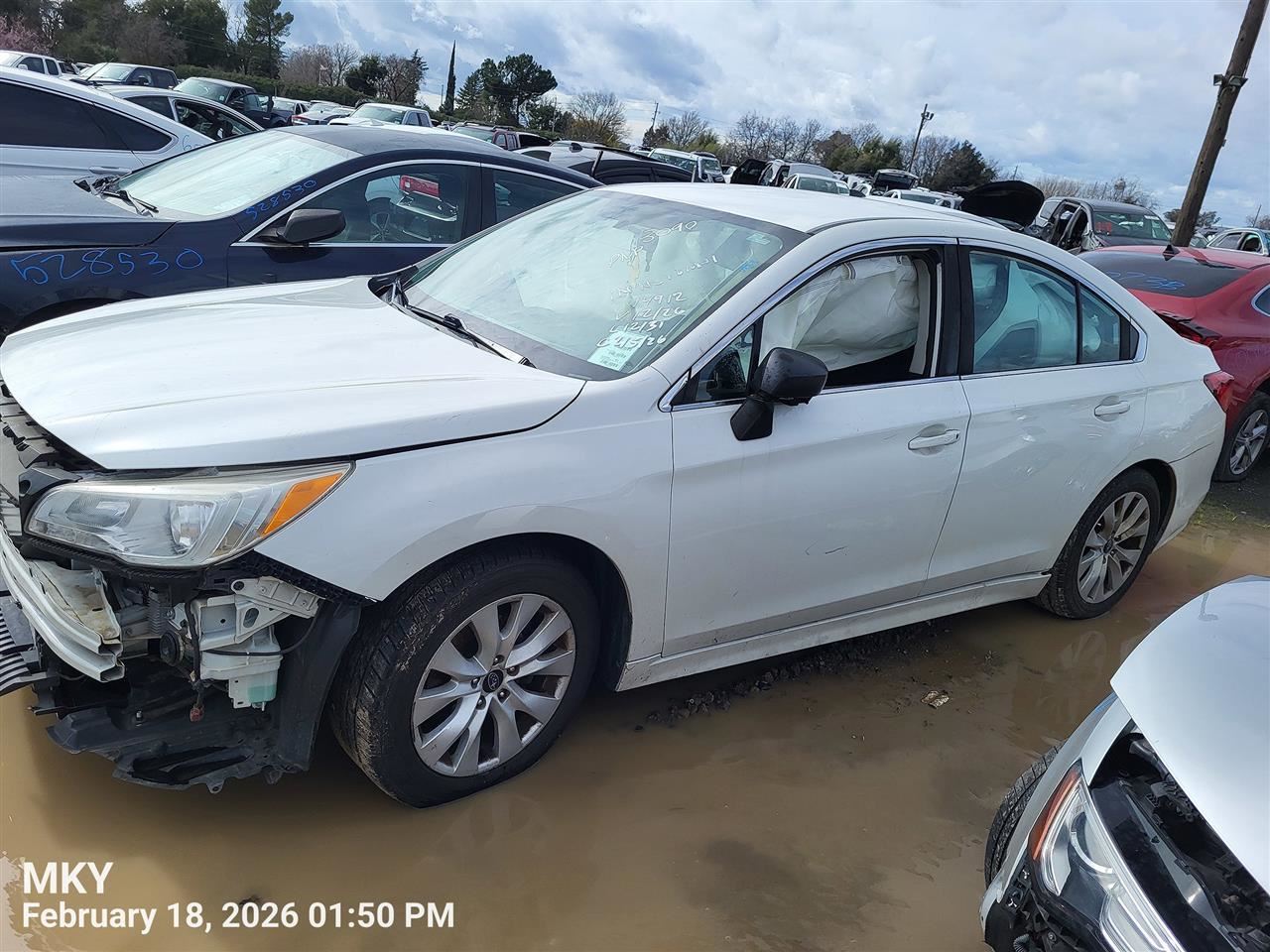 RIGHT BLK FRONT HEADREST OEM 2016 SUBARU LEGACY 64061AL00AVH - Image 5