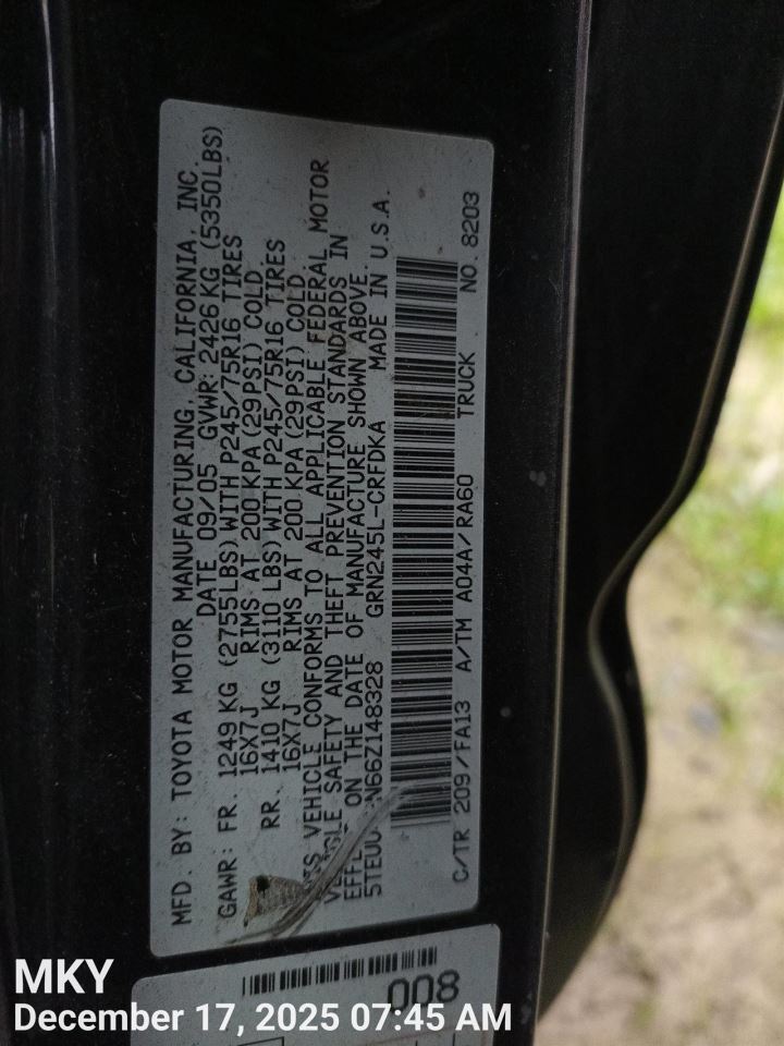 Benzeen MUFFLER ONLY OEM 2012 TOYOTA TACOMA 174300P010 - Image 1