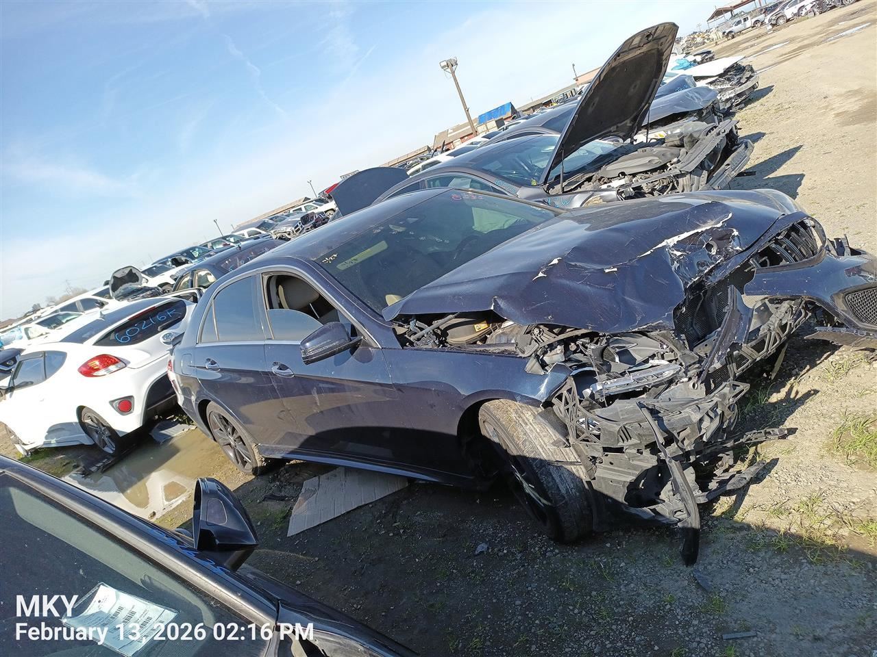 LEFT FRONT WIPER ARM OEM 2013 MERCEDES-BENZ E350 212 820 13 44 - Image 2