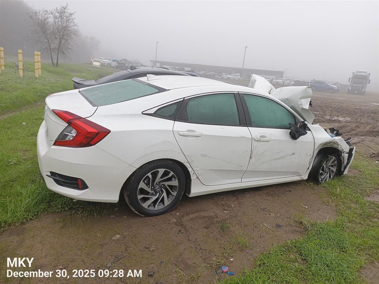 Benzeen Left Air Bag Driver Wheel Hatchback Fits 16-21 CIVIC 8844862 - Image 1