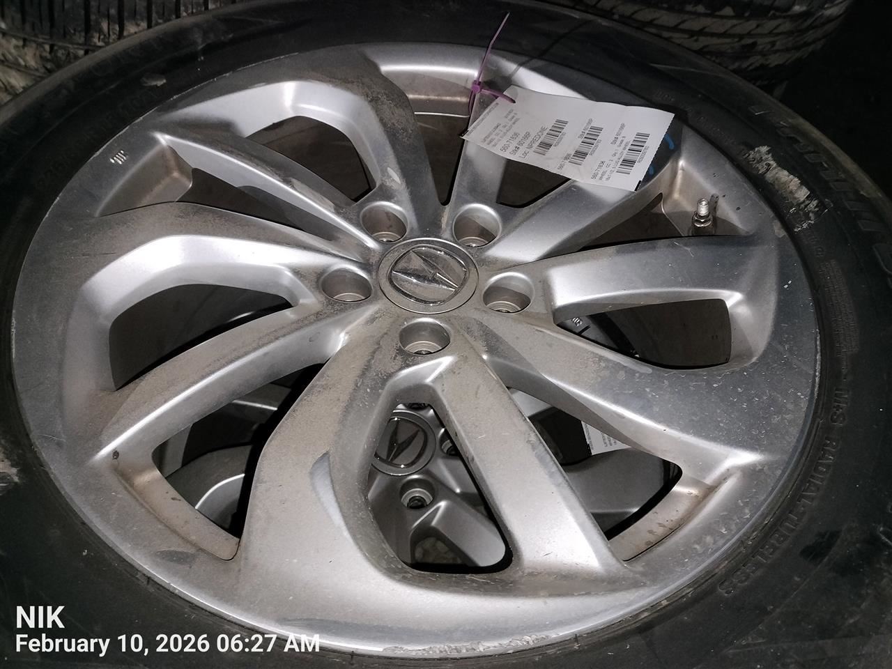 WHEEL/RIM ONLY OEM 16-18 ACURA RDX 42700TX4A71 - Image 1