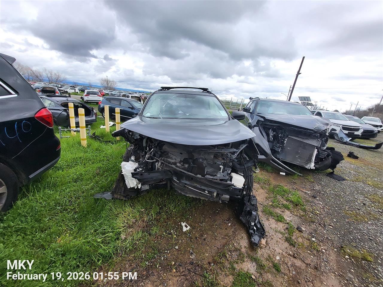 BLK REAR BUMPER ASSEMBLY OEM 13-15 TOYOTA RAV 4 - Image 3