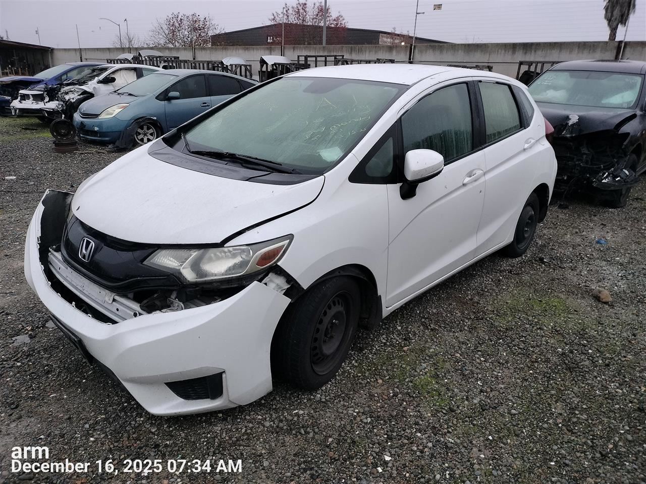 LEFT FRONT WIPER ARM OEM 2020 HONDA FIT 76600T5RA01 - Image 1