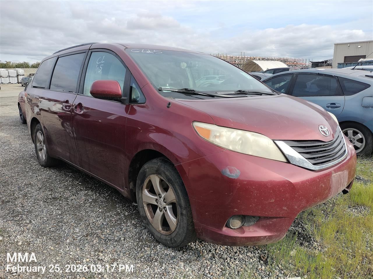 RIGHT ROOF LUGGAGE RACK OEM 2011 TOYOTA SIENNA 6340708030 - Image 4