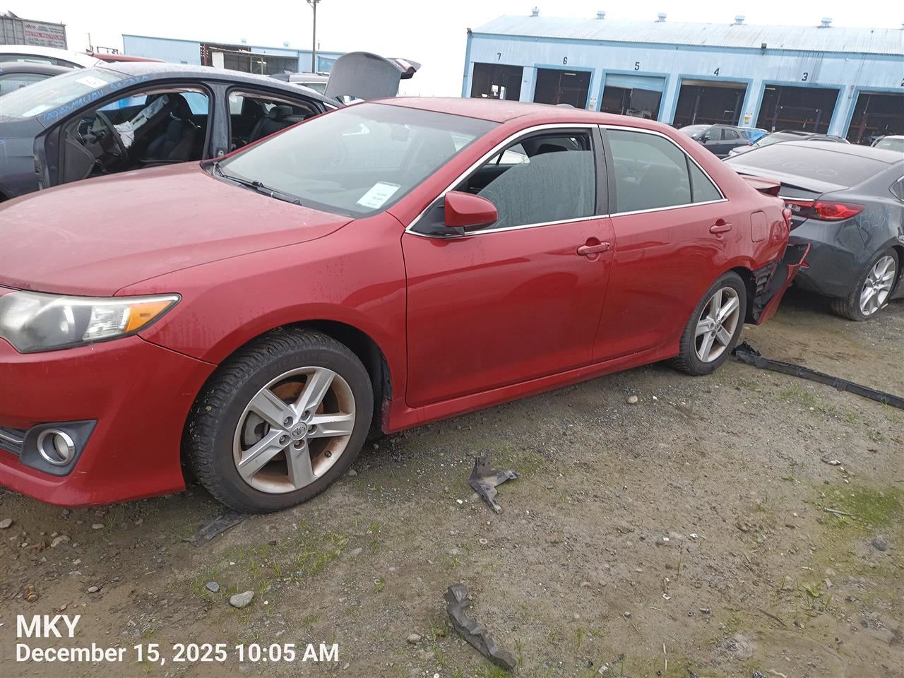 RIGHT RED SIDE VIEW MIRROR OEM 12-14 TOYOTA CAMRY 1YR WRNTY - Image 5