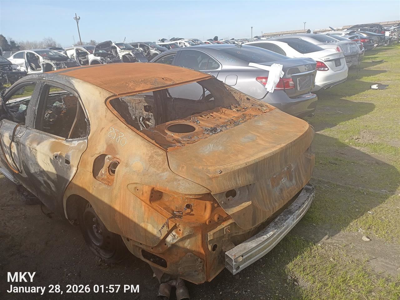 RIGHT FRONT PLASTIC INNER FENDER OEM 2022 TOYOTA CAMRY 5380506261 - Image 2