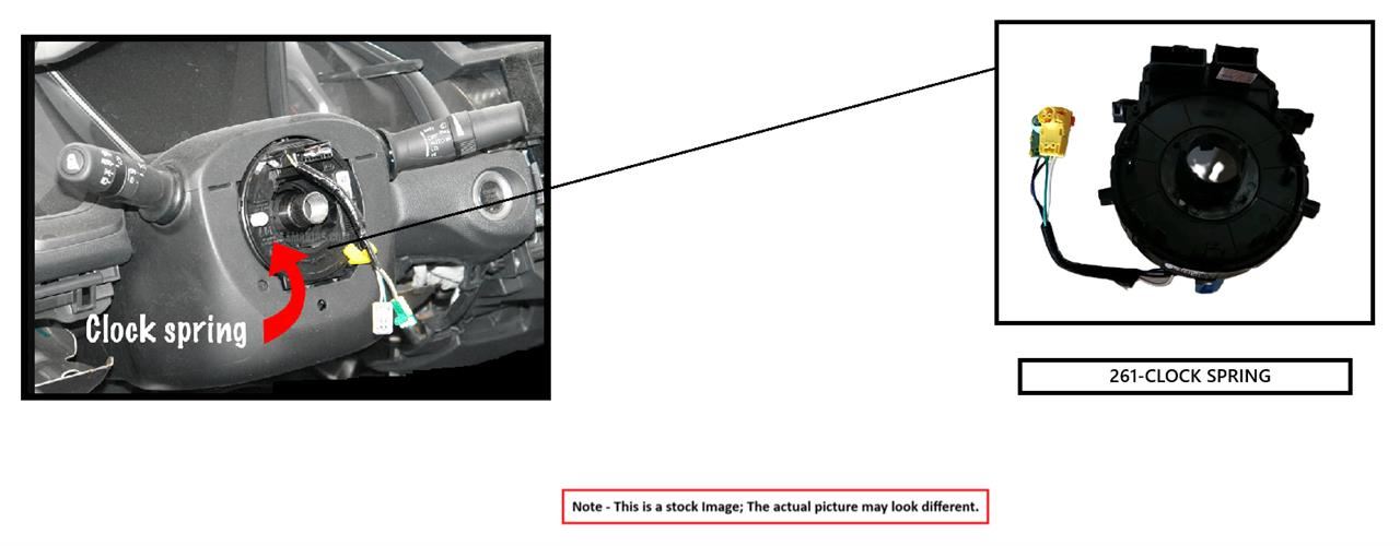 Benzeen CABLE/CLOCK SPRING OEM 2013 SUBARU OUTBAKLEG 1YR WRNTY 83196AJ03A - Image 1