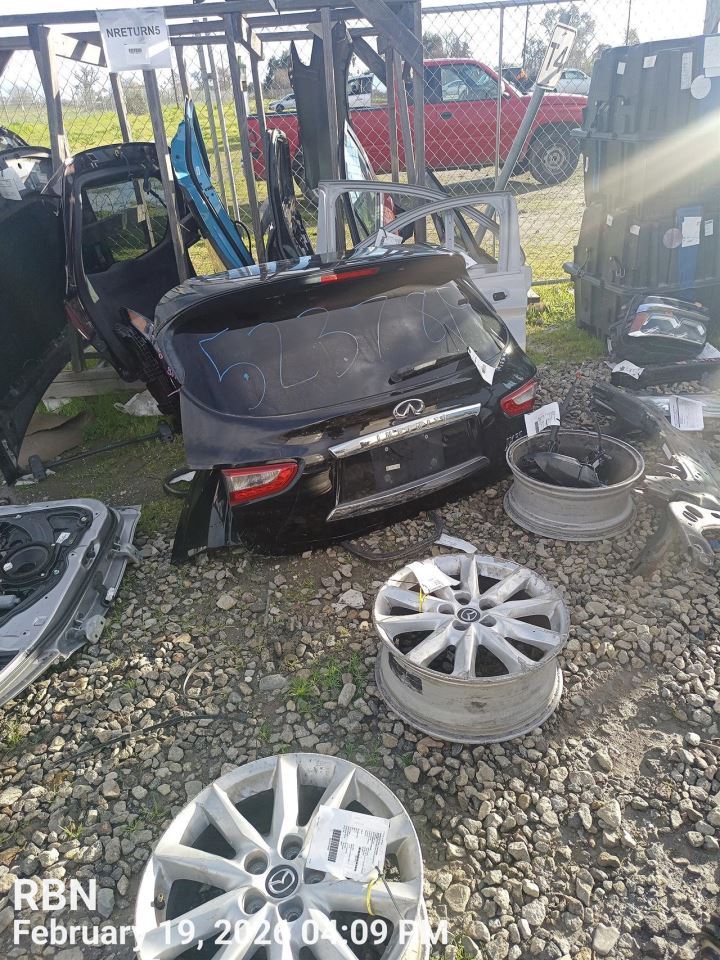 BLK DECKLID TAILGATE OEM 2013 INFINITI JX35 - Image 4