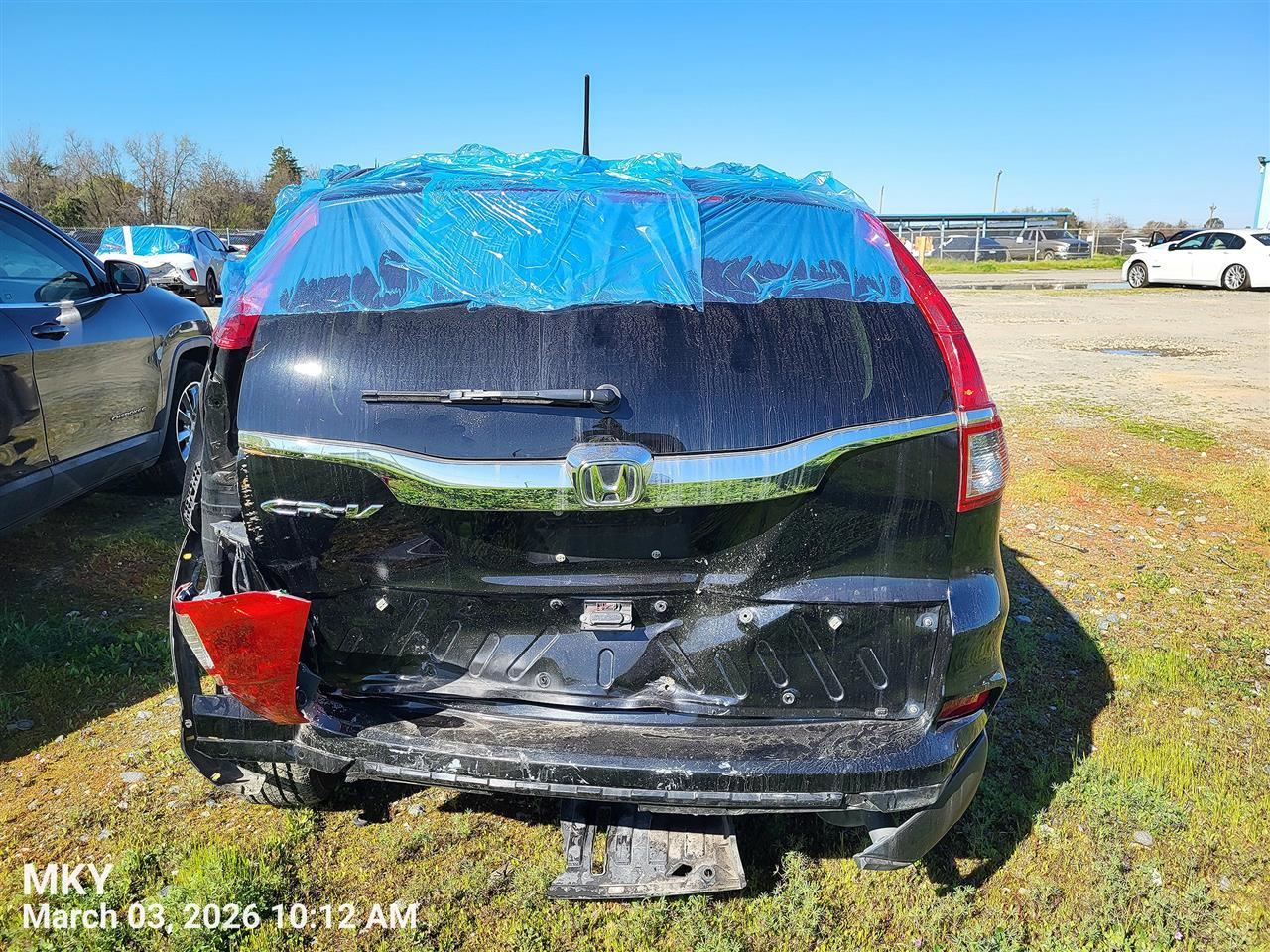 BLK REAR HEADREST OEM 2016 HONDA CR-V 82940-T0G-A02ZB - Image 2