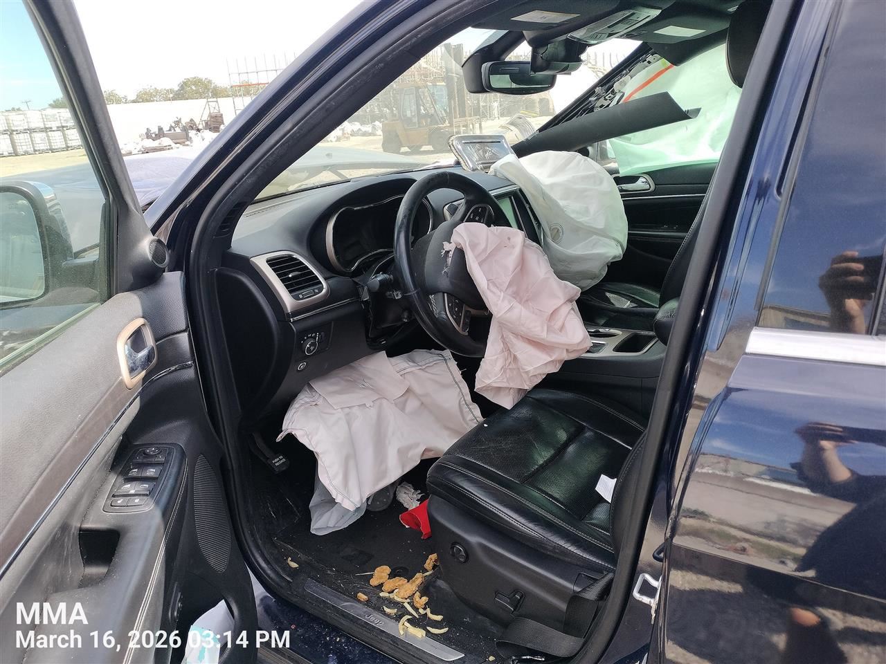 RIGHT BLK FRONT HEADREST OEM 2017 JEEP GRANDCHER 5PP26DX9AA - Image 3