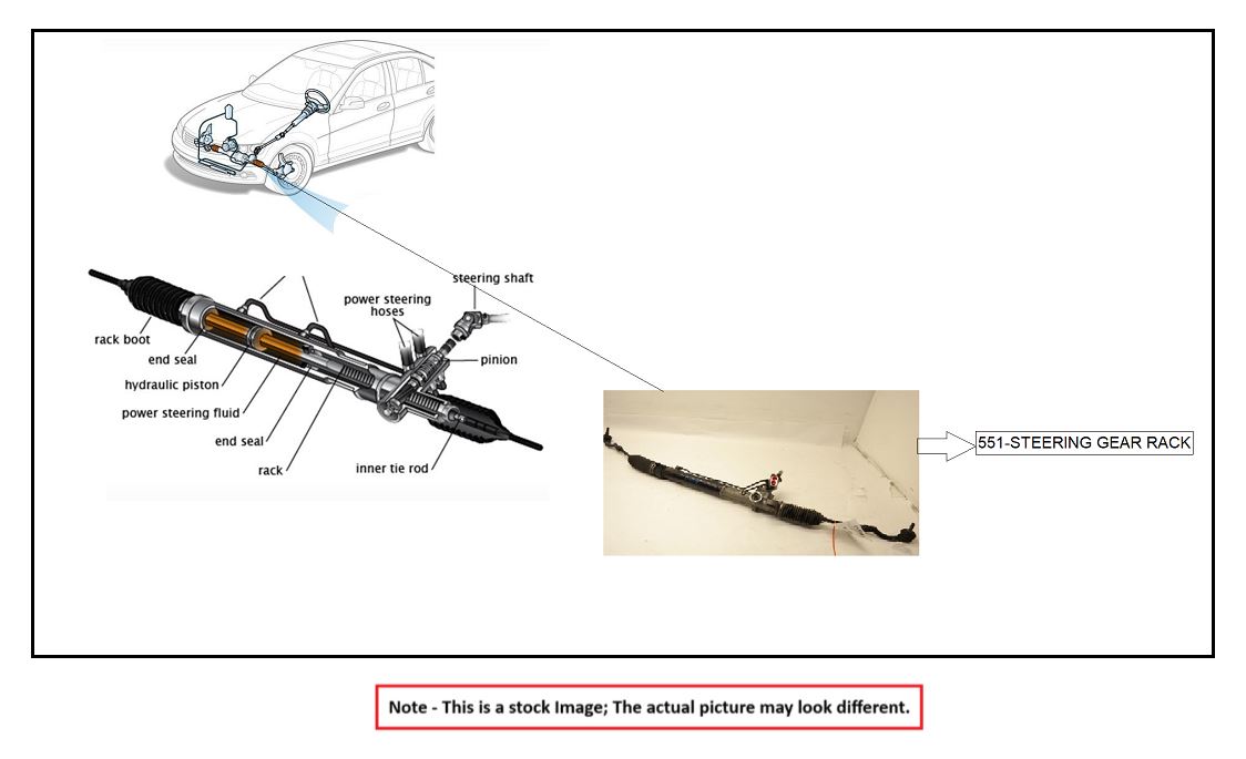 STEERING RACK AND PINION OEM 13-17 HONDA ACCORD 1YR WRNTY - Image 1