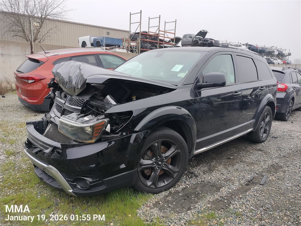 RIGHT FRONT WIPER ARM OEM 2017 DODGE JOURNEY 68235447AA - Image 3