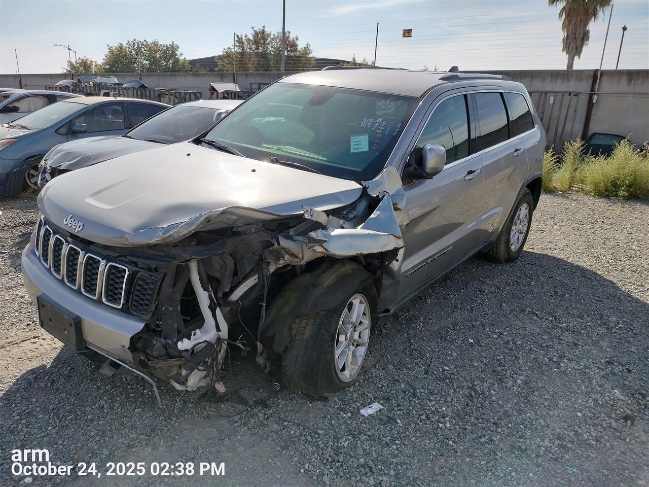 LEFT ROOF LUGGAGE RACK OEM 2016 JEEP GRANDCHER 55079173AL - Image 5