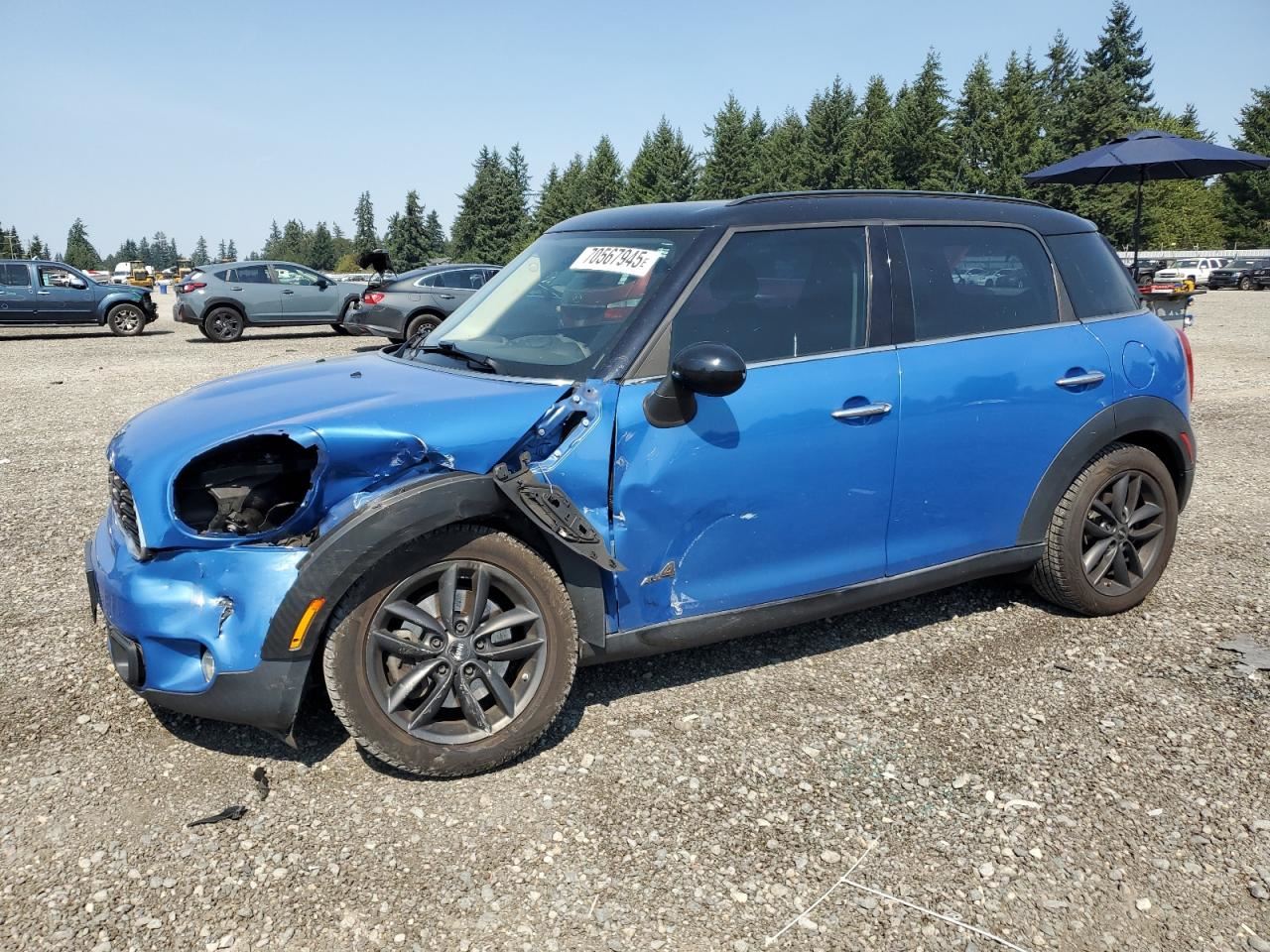 PASSANGER KNEE AIR BAG ONLY OEM 11-16 MINI COUNTRYMA - Image 2