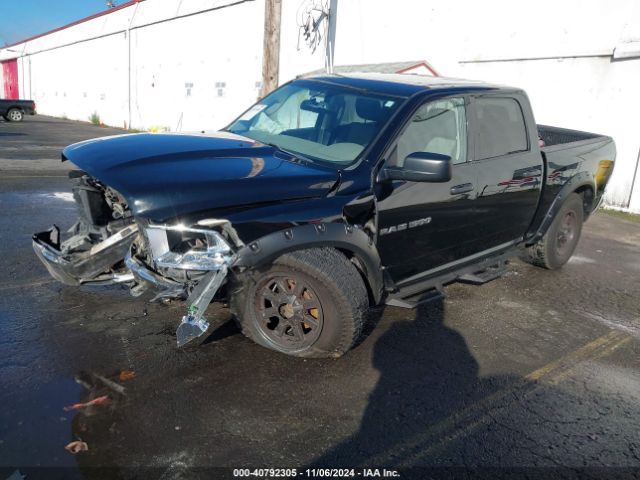LEFT BLK REAR DOOR TRIM PANEL OEM 2014 DODGE RAM1500 - Image 3