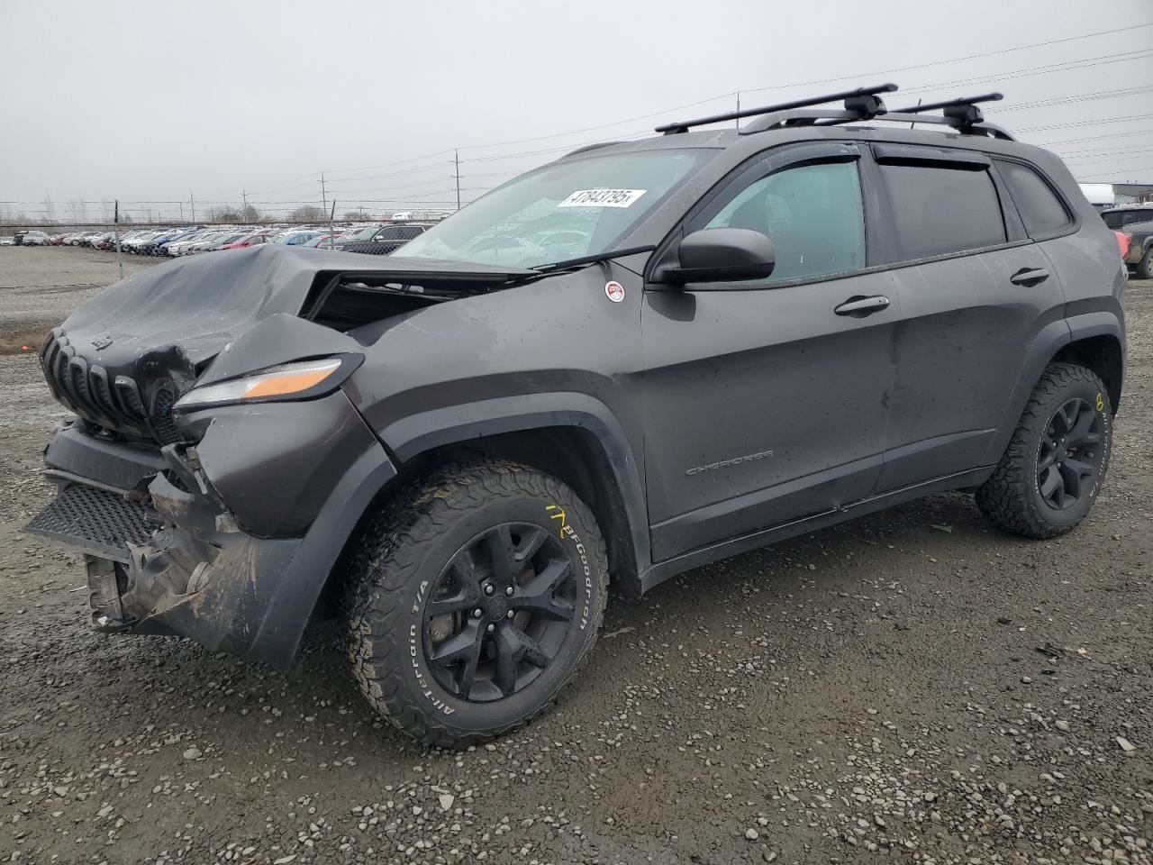 RIGHT BLK FRONT HEADREST OEM 2017 JEEP CHEROKEE - Image 2