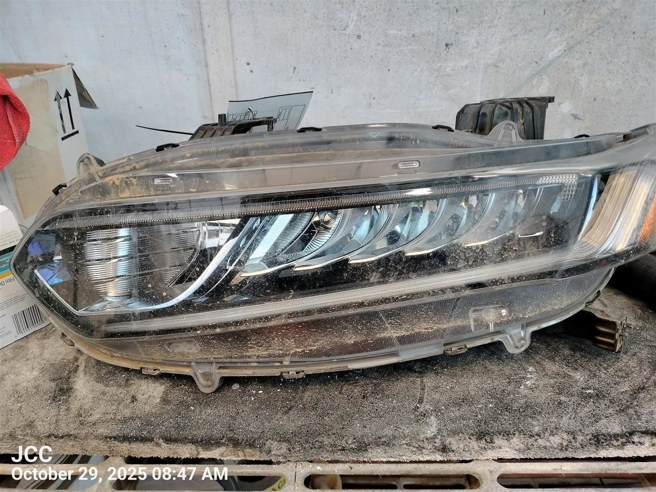 LEFT HEADLAMP ASSEMBLY OEM 18-20 HONDA ACCORD 1YR WRNTY 33150TVAA51 - Image 3