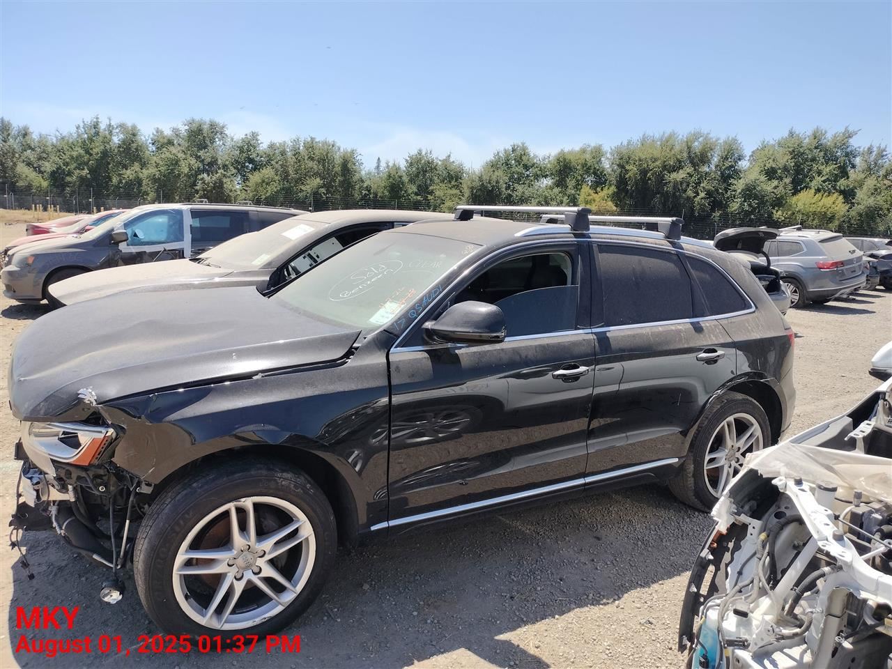 LEFT BLK REAR HEADREST OEM 2017 Q5 AUDI 8R0 885 973 M 38M - Image 2