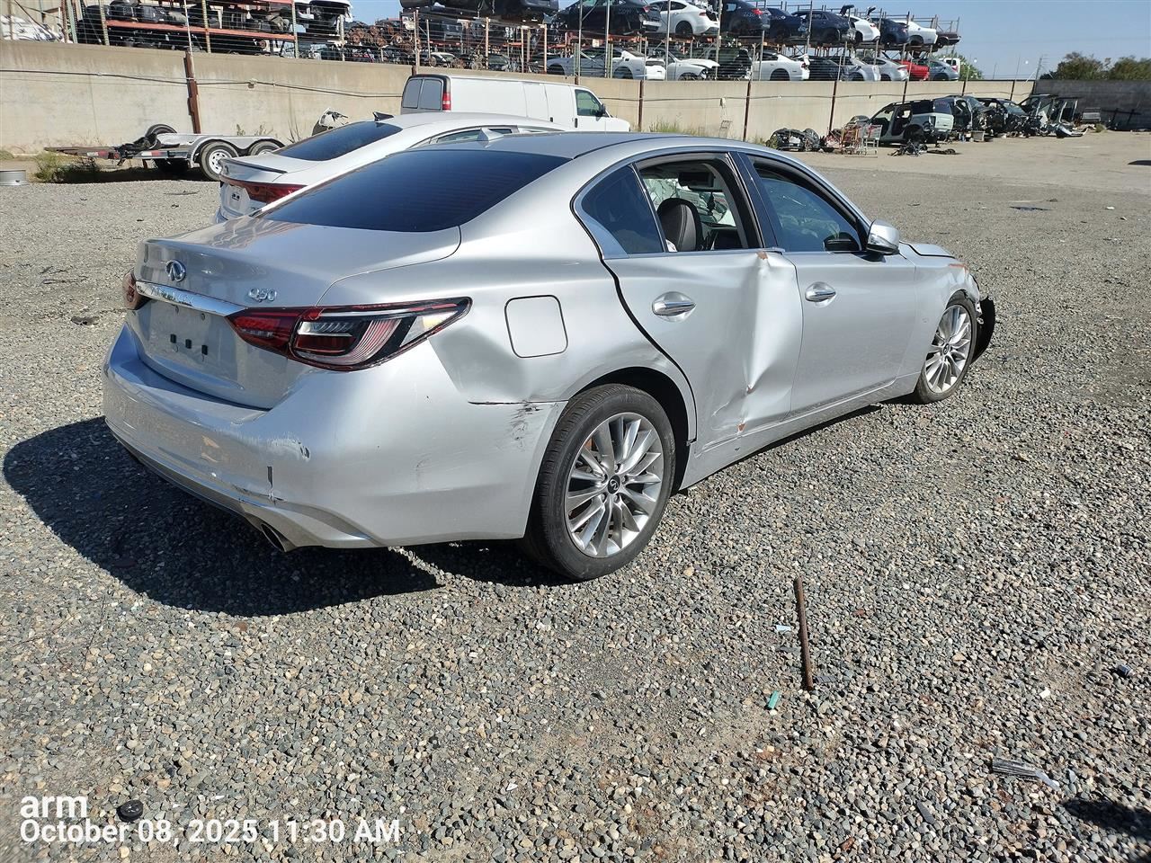 SLV DECKLID TAILGATE OEM 18-23 INFINITI Q50 - Image 5