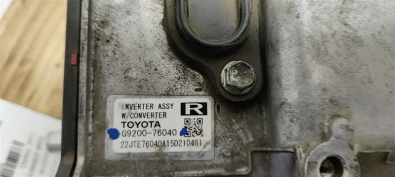 VOLTAGE CONVERTER/CONTROL MODULE G9200-76040 2015-2017 LEXUS CT200H - Image 5