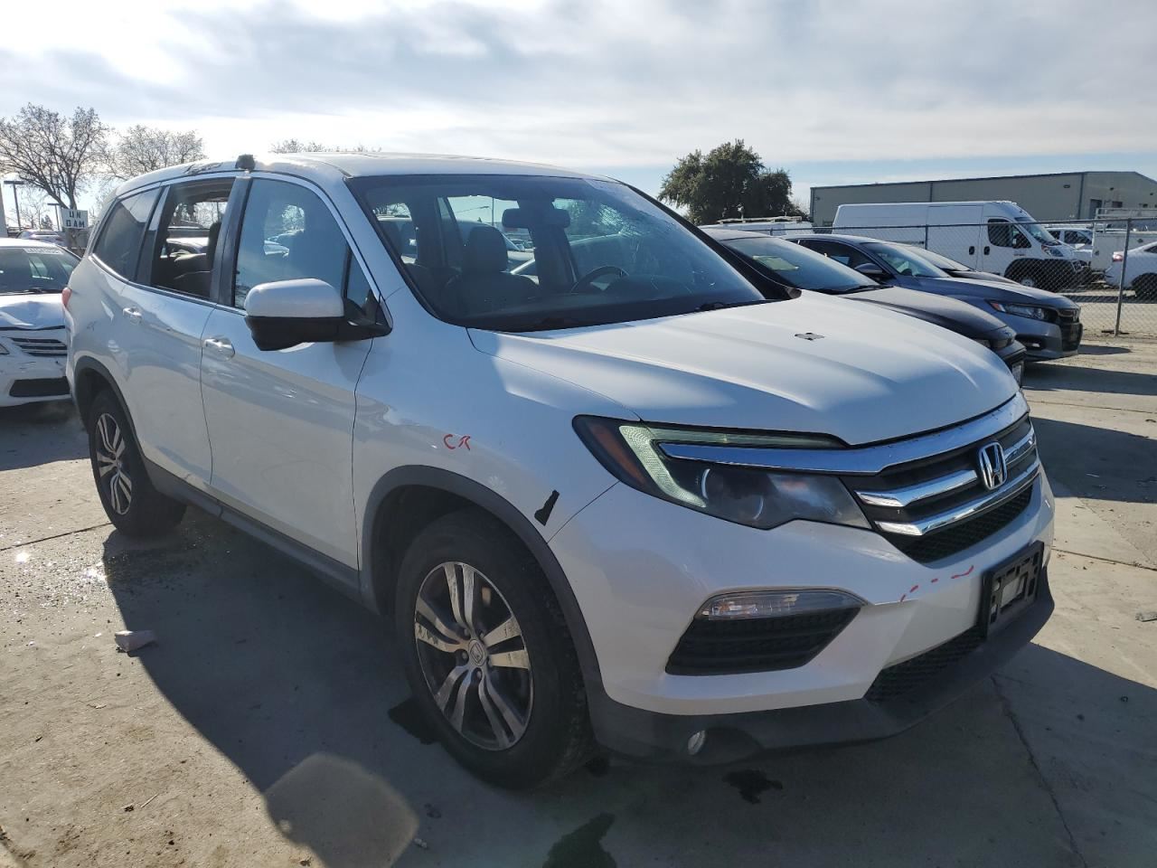 LEFT TAN FRONT HEADREST OEM 2016 HONDA PILOT - Image 5