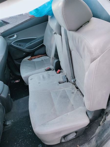 2013-2015 Hyundai Santa Fe Black Leather Steering Wheel Only 561102W901RYN OEM. - Image 5