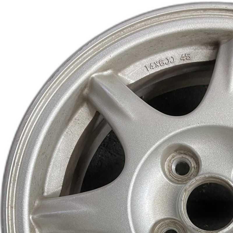 カナダmade アルミ玉　ビンテージ Mazda Silver MX-5 Miata OEM Wheel 14” 1994-1997 Rim Original