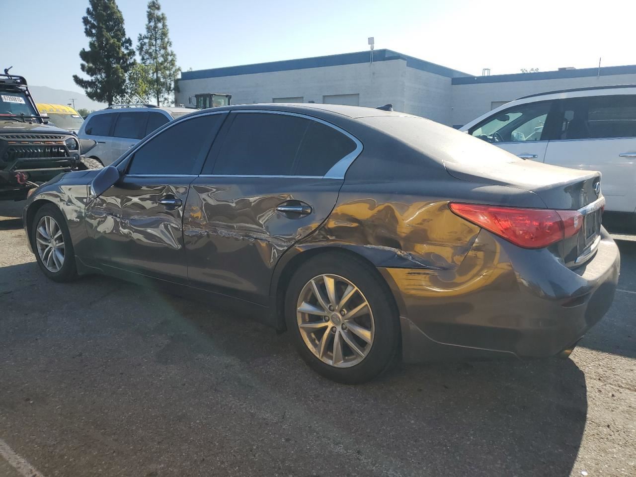 LEFT BLK FRONT SEAT ONLY OEM 16-18 INFINITI Q50 - Image 3