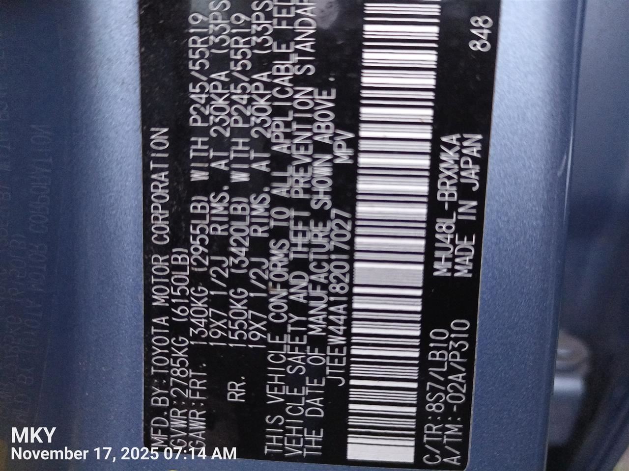 Benzeen CONVERTER/CONTROL MODULE OEM 08-10 TOYOTA HIGHLANDR 1YR WRNTY 8621048040 - Image 1