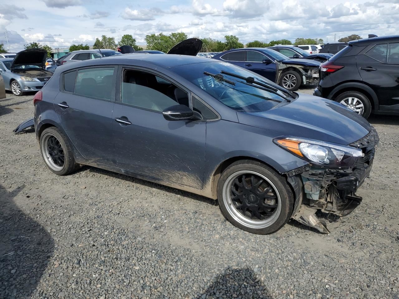 BLUE DECKLID TAILGATE OEM 14-18 KIA FORTE - Image 4