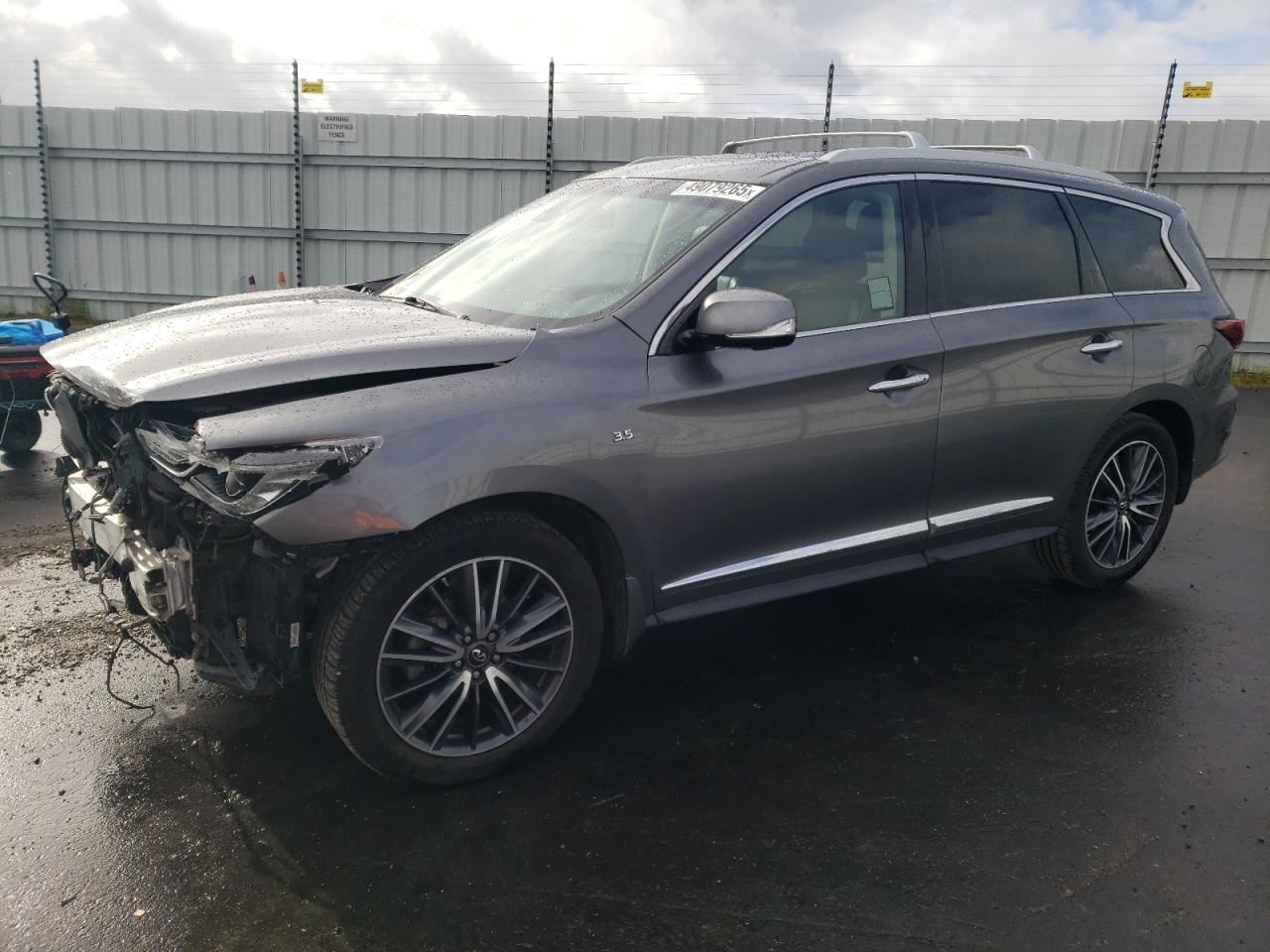 LEFT BLK REAR HEADREST OEM 2017 INFINITI QX60 - Image 2