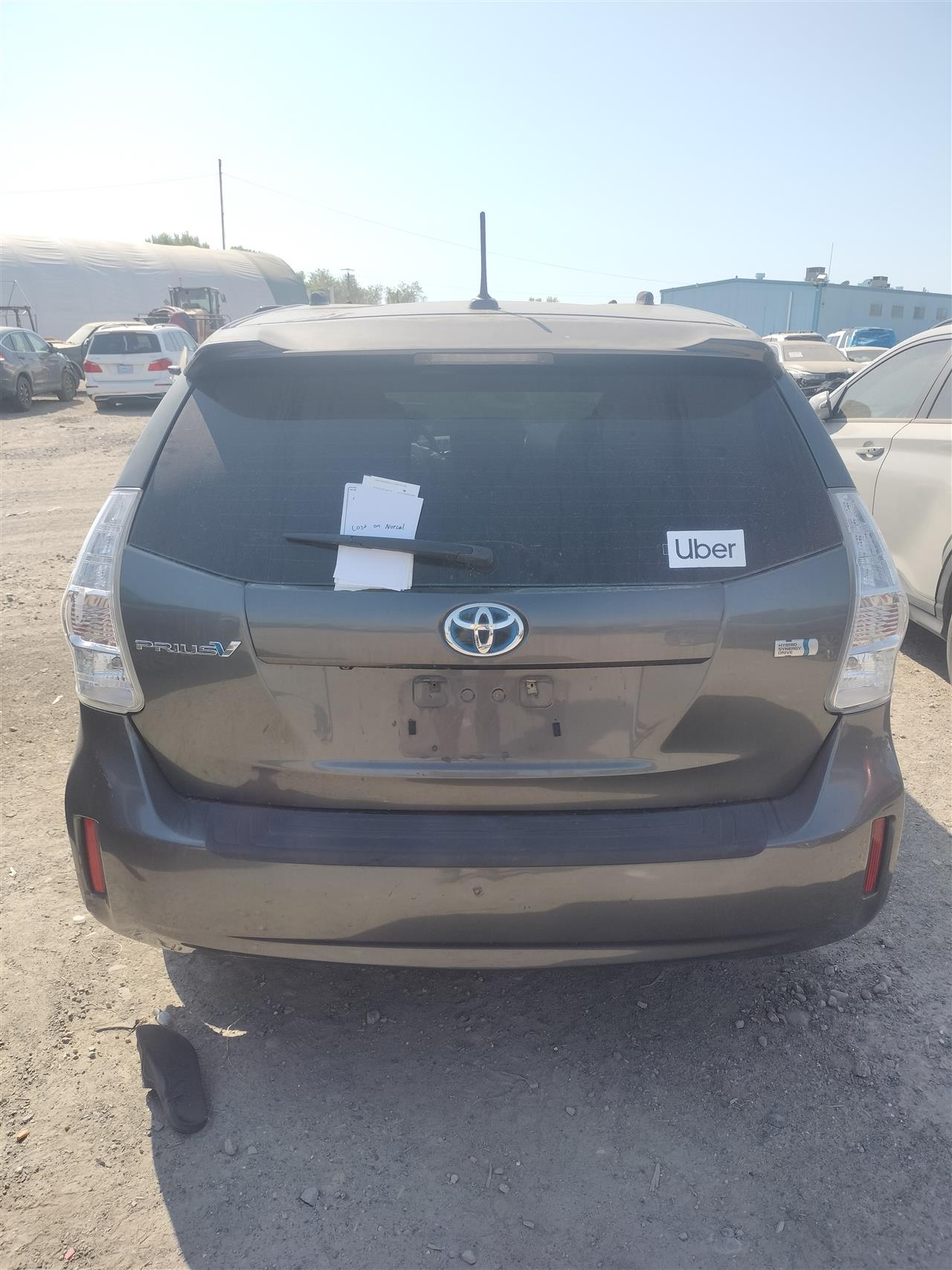 REAR INTERIOR VIEW MIRROR OEM 04-22 TOYOTA PRIUS 1YR WRNTY - Image 5