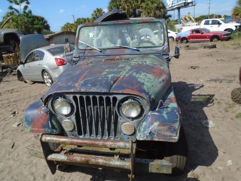 Used 1957 Jeep Cj Series Front Body Bumper Assembly Front Cj5 And