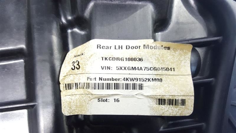 Driver Rear Window Regulator OEM 2011 2012 2013 2014 2015 2016 Kia