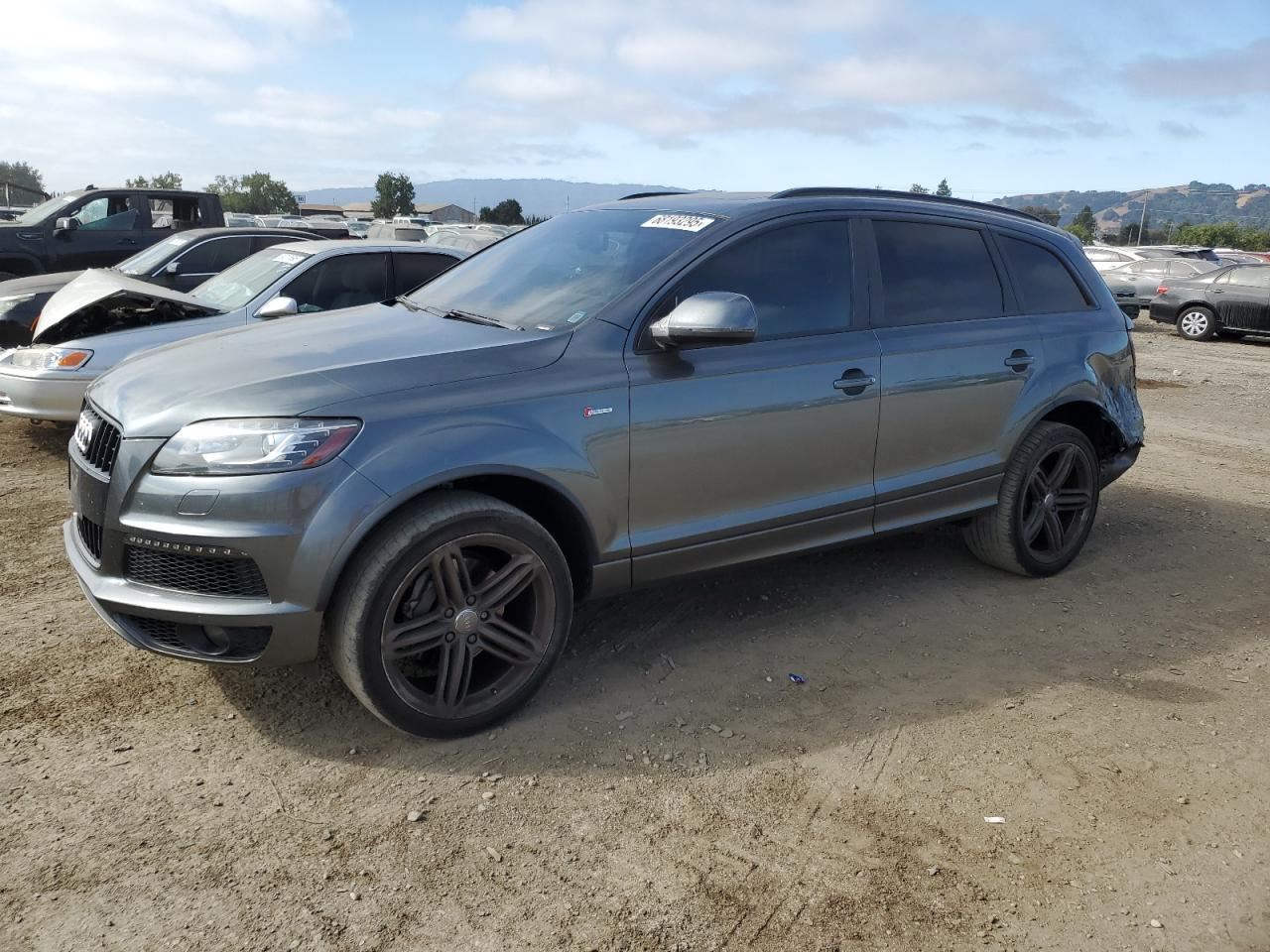 RIGHT BLK REAR HEADREST OEM 2013 Q7 AUDI - Image 2