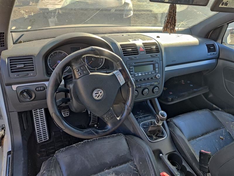 Black   Leather Passenger Right Front Headrest Fits 06-09 Volkswagen Golf GTI OEM - Image 5
