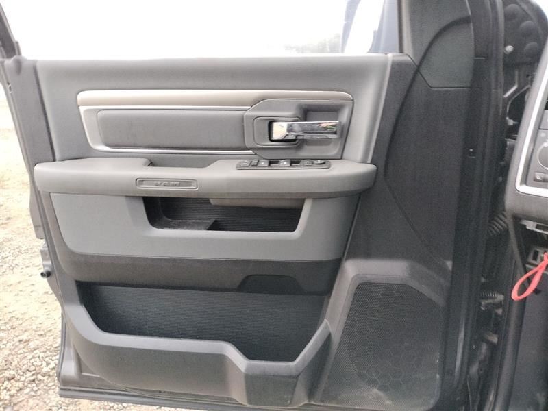 2014-2016 Ram 1500 Gray Vinyl Driver Left Front Door Trim Panel 1VY491A8AF OEM. - Image 1