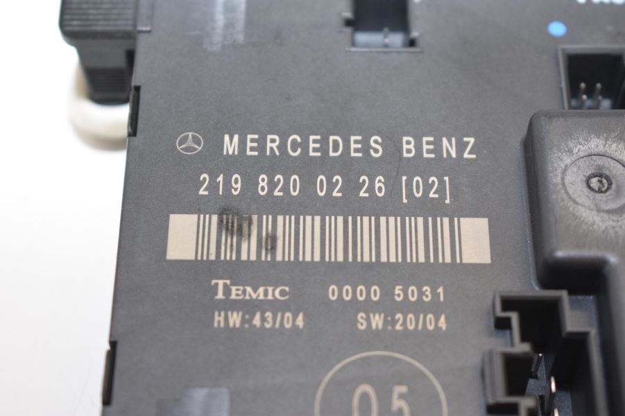 2008 MERCEDES BENZ CLS550 DRIVER LEFT REAR DOOR CONTROL MODULE