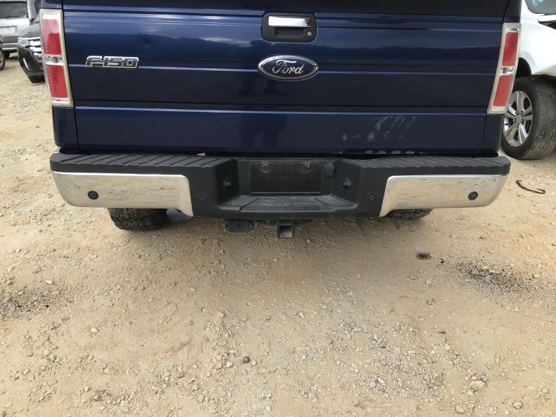  used-auto-parts 2010 ford-truck ford-f150-pickup rear-body 190-bumper-assembly--rear 190-02087e--styleside---tow-package--w-o-heavy-duty-payload-package;-park-assist--chromed part-2984537-2557-1