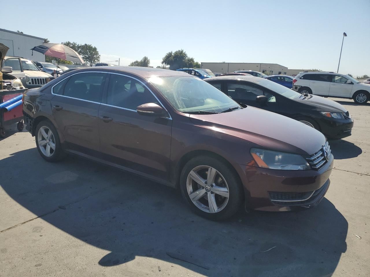 RED DECKLID TAILGATE OEM 12-15 VOLKSWAGEN PASSAT - Image 4