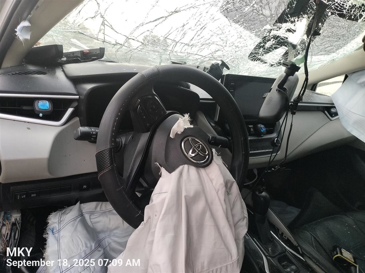 STEERING WHEEL ONLY OEM 2024 TOYOTA COROLLA 1YR WRNTY 4510012G60C0 - Image 5