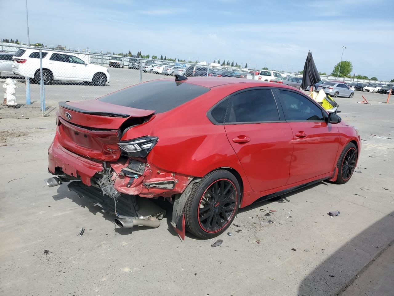 LEFT BLK REAR HEADREST OEM 2021 KIA FORTE - Image 4