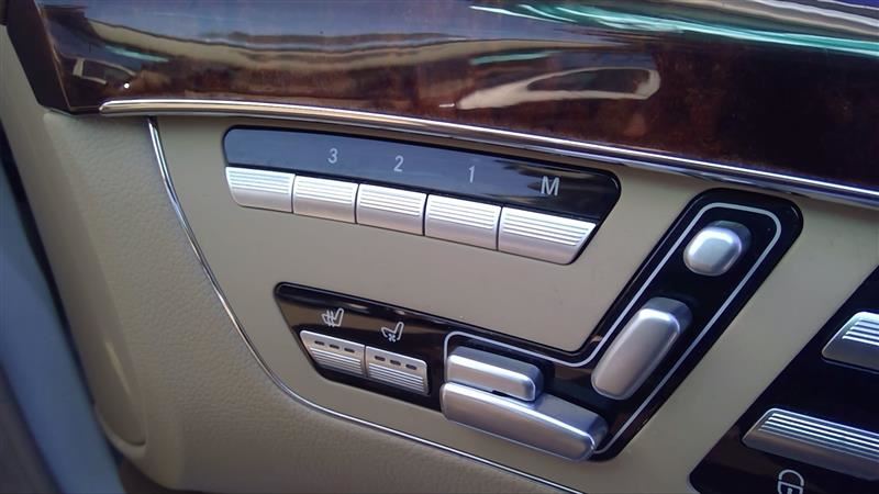 Brown Passenger Front Bucket Seat W/O Headrest Fits 08-13 Mercedes S550 W221 OEM - Image 2